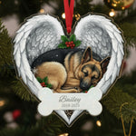 Sleeping Pet Angel Ornament for Dog Owners | Personalized Sympathy Gift for Pet Loss