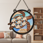Turtle Family Suncatcher Ornament for Grandma