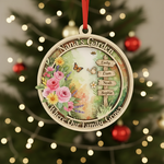 Garden Path Wooden Ornament for Nana – Personalized Grandkids Name Family Keepsake