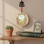 Garden Path Wooden Ornament for Nana – Personalized Grandkids Name Family Keepsake