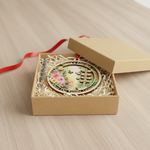 Garden Path Wooden Ornament for Nana – Personalized Grandkids Name Family Keepsake